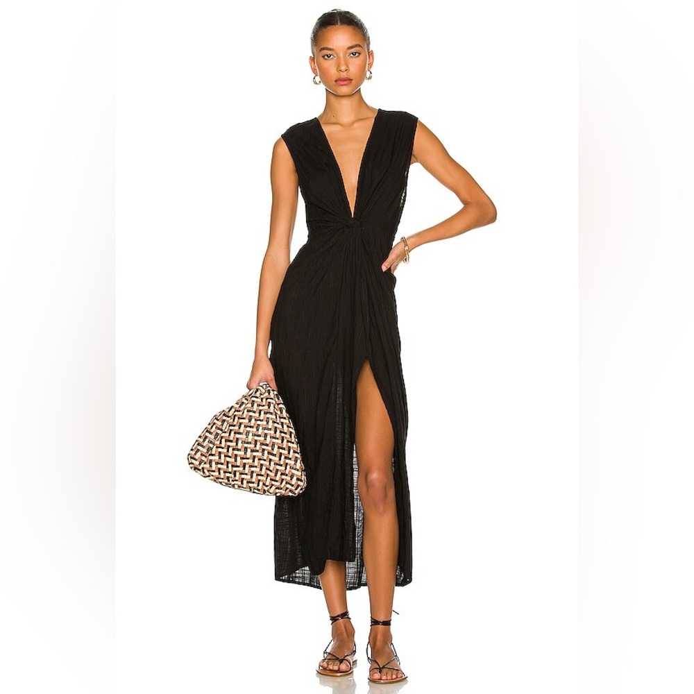 L Space Black Midi Dress - NWT